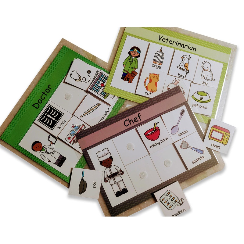 Community helper and their tools sorting activity