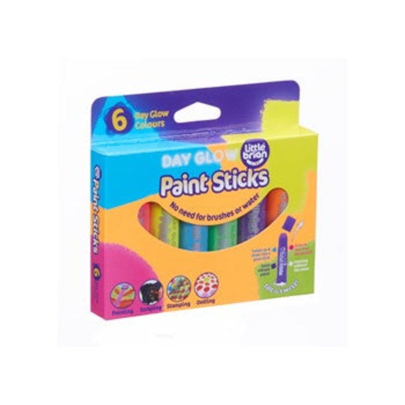 Little Brian Paint Sticks – Day Glow 6 pk