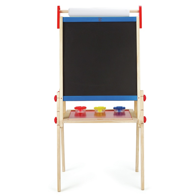 All-in-1 Easel – Height Adjustable White & Black Board (Incl. Extras)