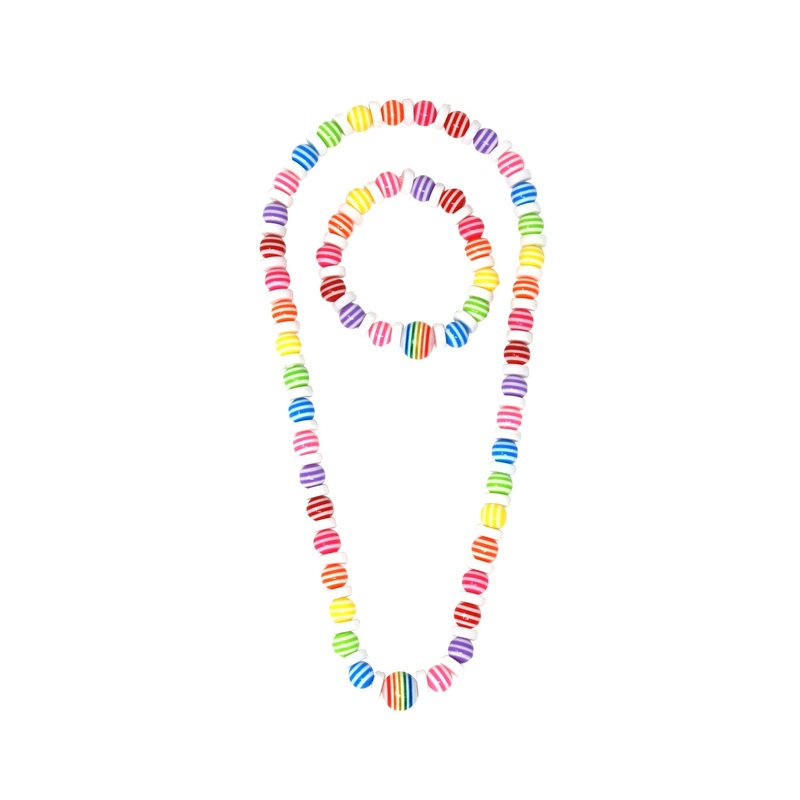 Pink Poppy Necklace Bracelet Sweet Like Candy