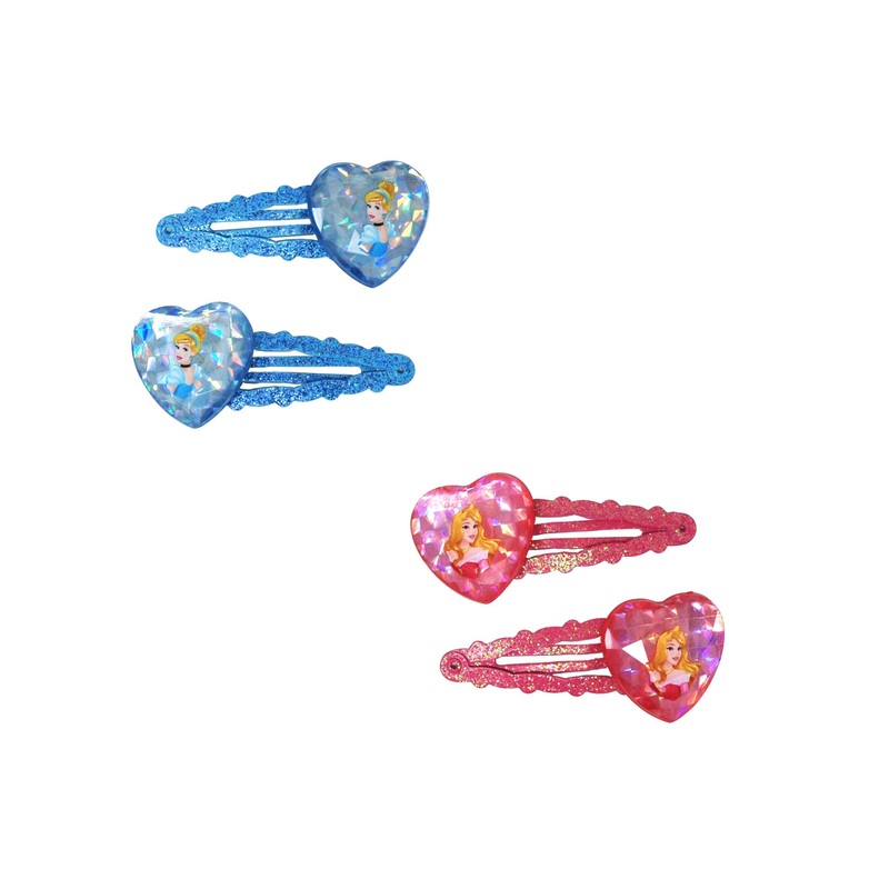 Pink Poppy Princess Hairclips
