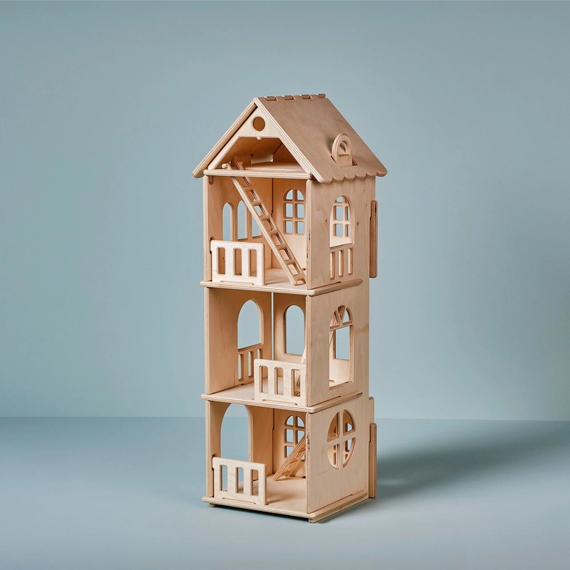 Wooden Magical Staircase Play House