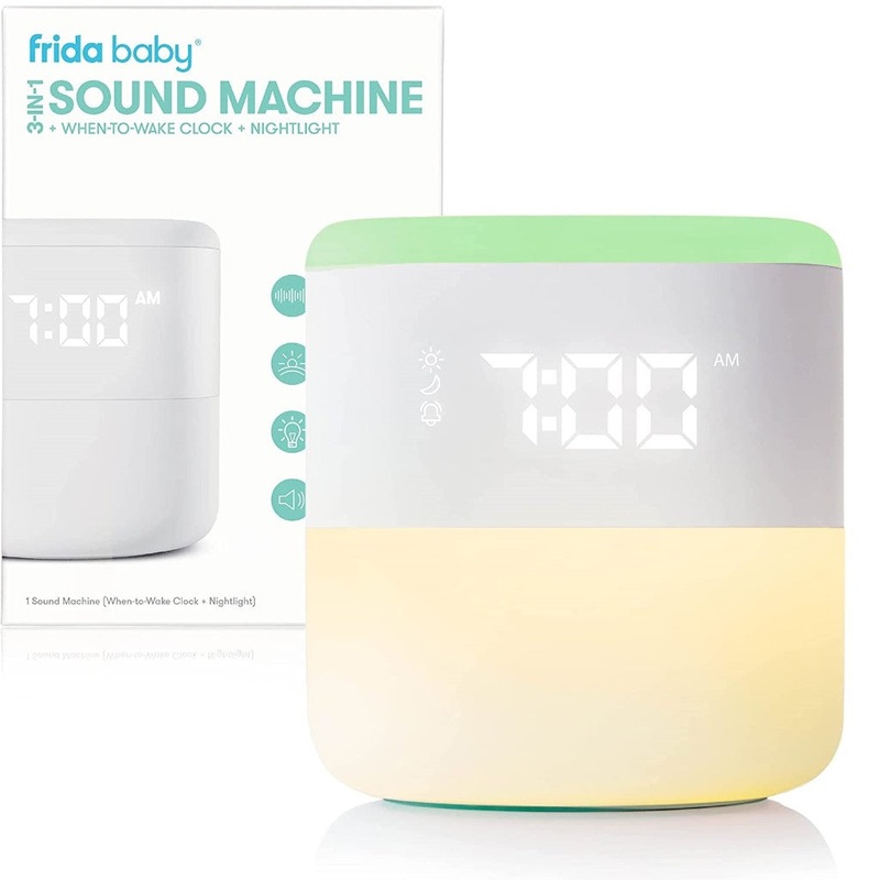 3-in-1 Sound Machine + When-To-Wake Clock + Nightlight
