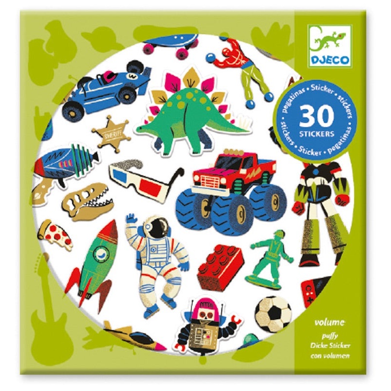 30pc Retro Toys Stickers