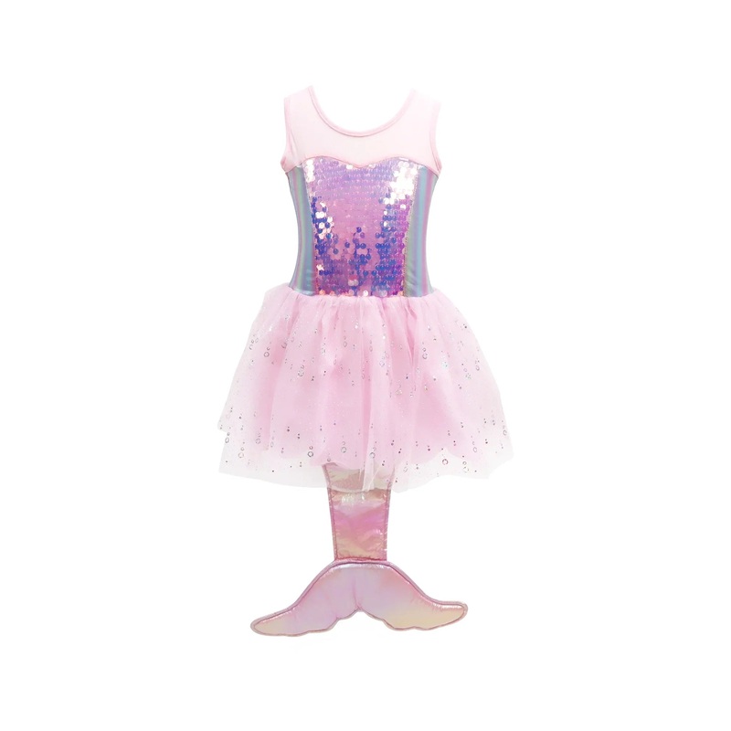 Pink Poppy Shimmering Mermaid Dress with Tail