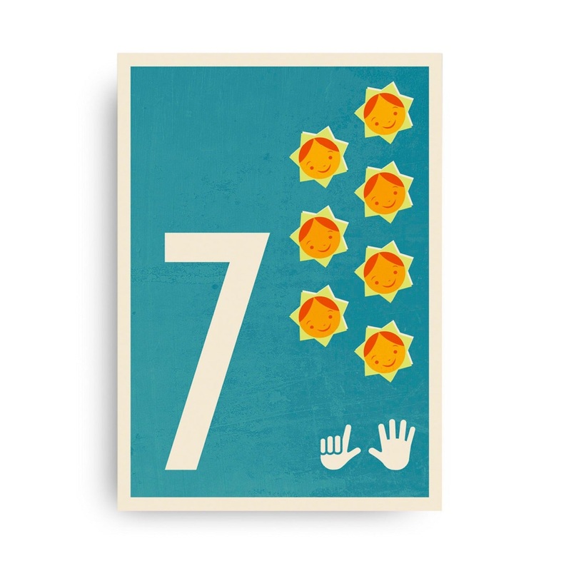 7 POSTCARD by MONIMARI