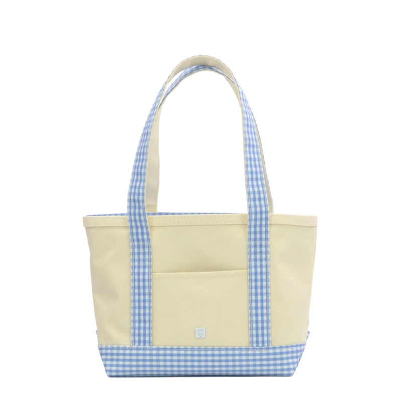 Mini Me Tote, Gingham Sky