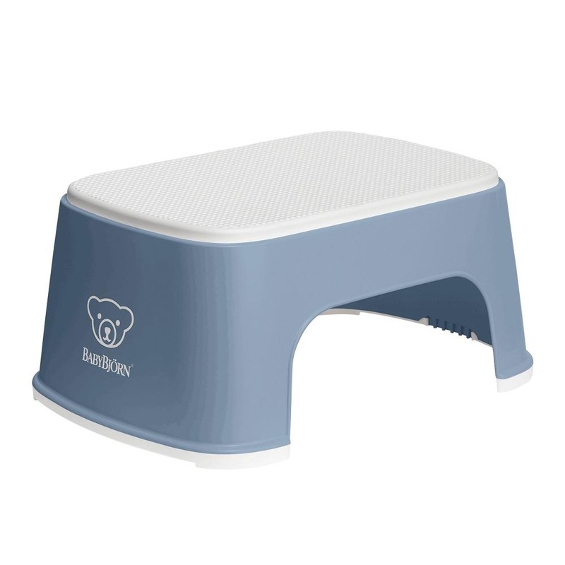 Baby Bjorn Step Stool (Deep Blue/White)
