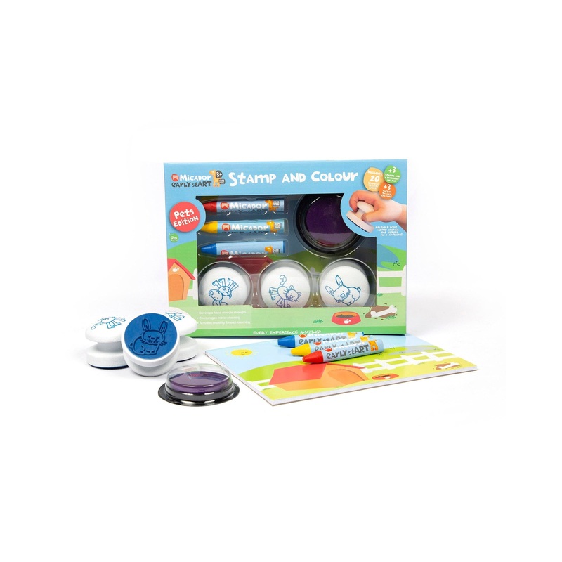 early stART Stamp Colour Mini Pets
