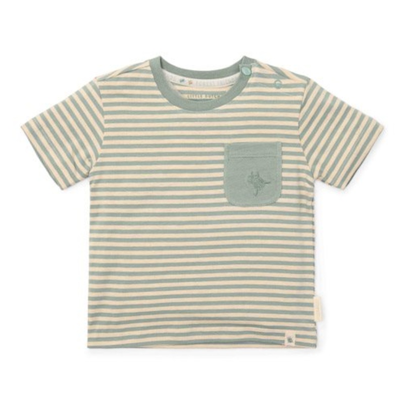 Shirt korte mouw – Wit – Forest Friends – Stripe