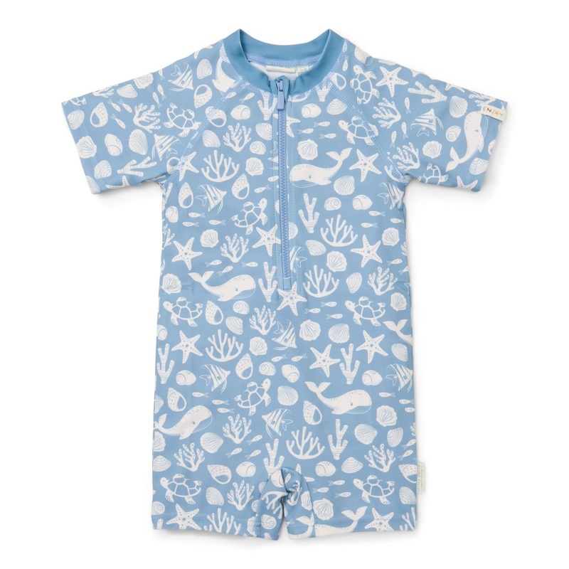 Zwempak korte mouw – Lichtblauw – Sea Life