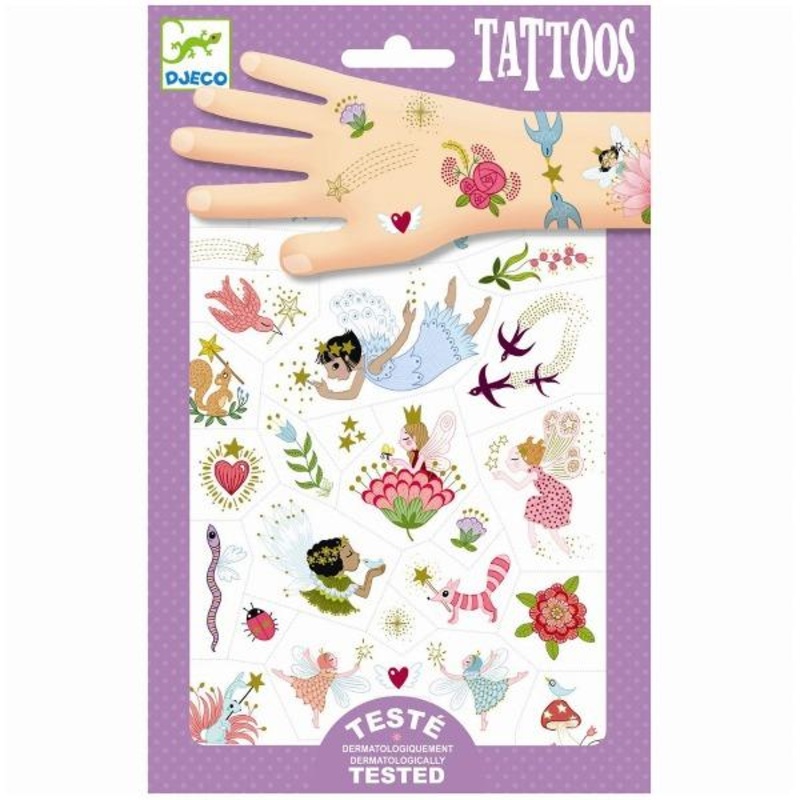 Fairy Friends Temporary Tattoos by Djeco