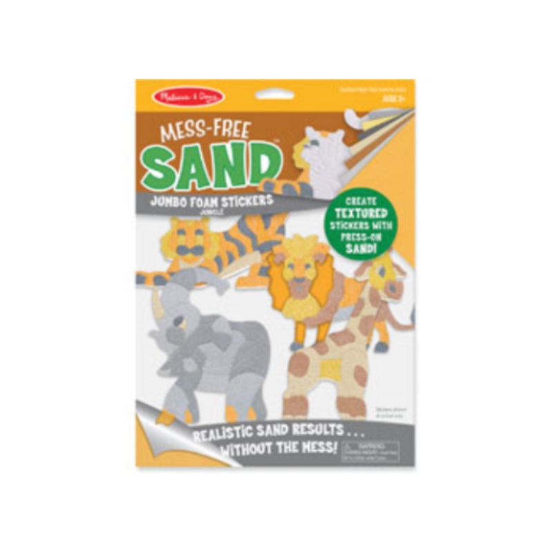 Mess-Free Sand -Foam Stickers – Jungle