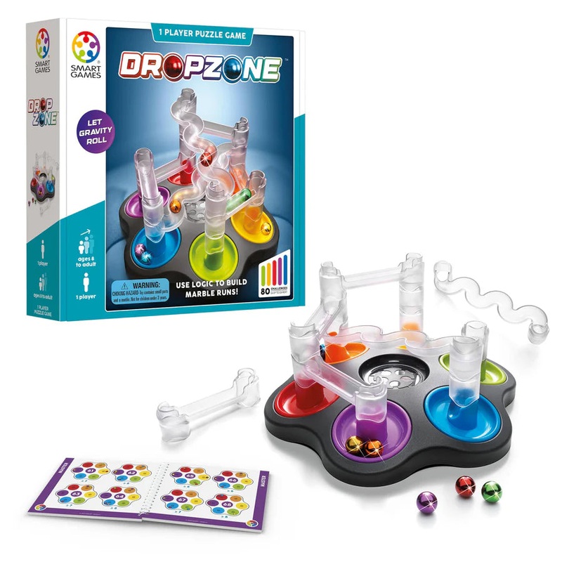 Smart Games: Drop Zone Marble Run Logic Game – 8yrs+