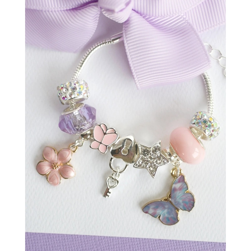 Lauren Hinkley Butterfly Magic Charm Bracelet Boxed