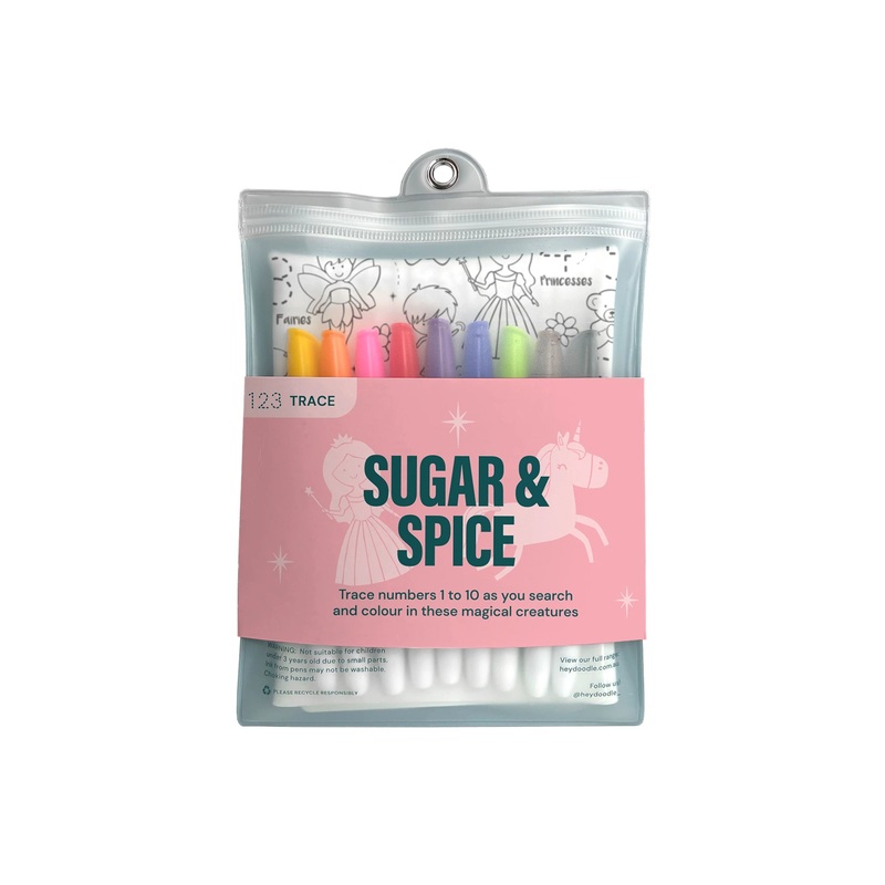 HeyDoodle Mats 123 Series Princess