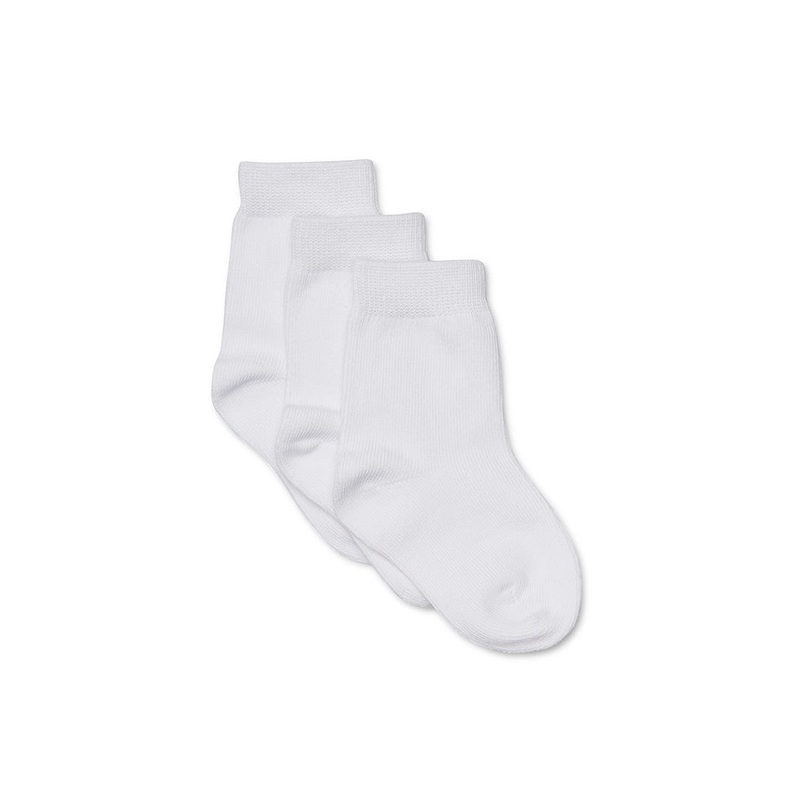 Marquise 3 Pack White Knitted Socks