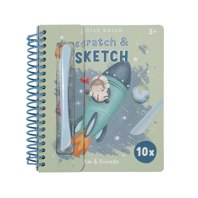 Scratch & Sketch Book – Jim & Friends