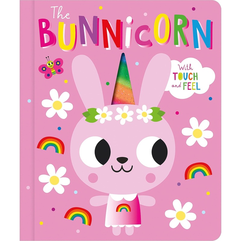 The Bunnicorn Board Book with Touch and Feel