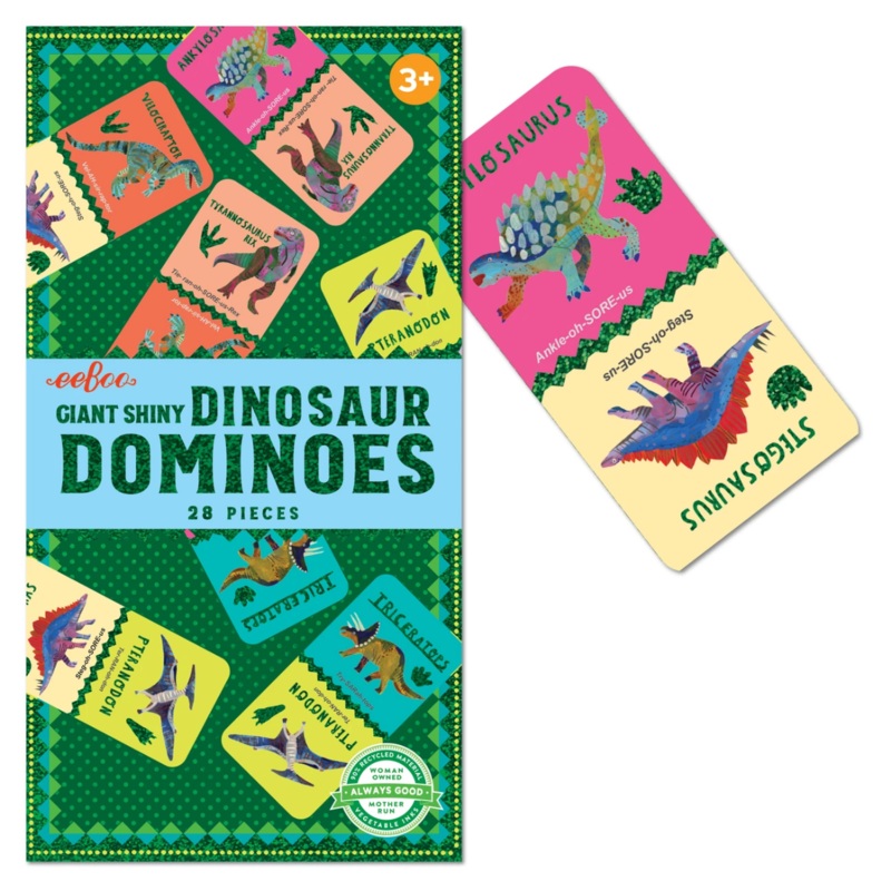 Giant Shiny Dinosaur Dominoes