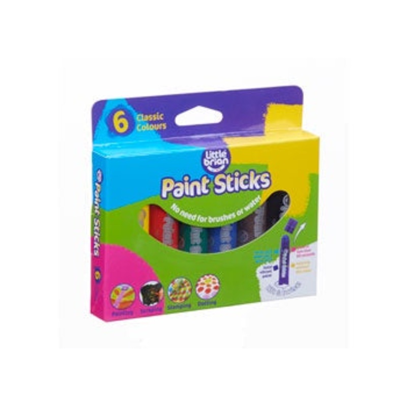 Little Brian Paint Sticks – Classic 6 pk