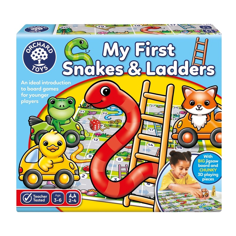 My First Snakes and Ladders Game – 3-6yrs