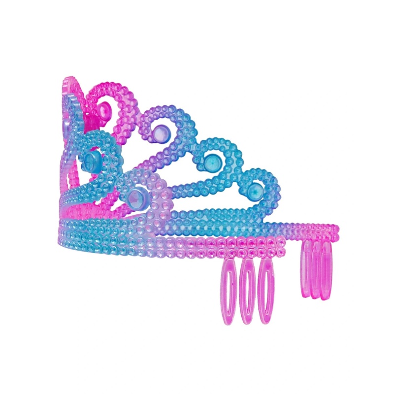 Pink Poppy Shimmering Mermaid Jewel Heart Crown