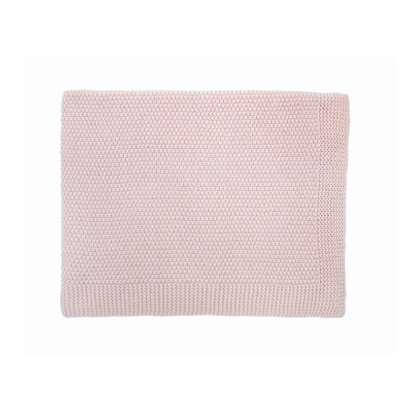 Big Bou Blanket in Light Pink by Rose in April