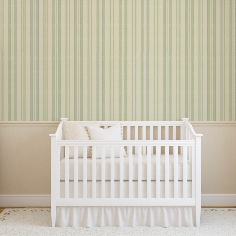 Joey Wallpaper By House Of Haricot Sample 1 foot by 1 foot Blue and Green