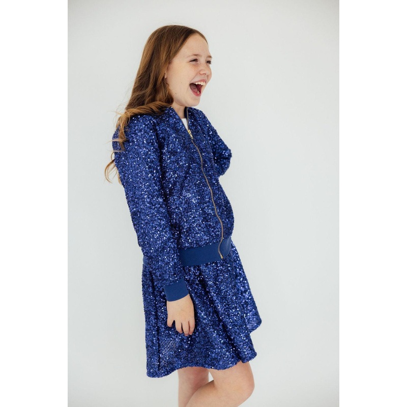 Royal Blue Sequin Jacket 2T