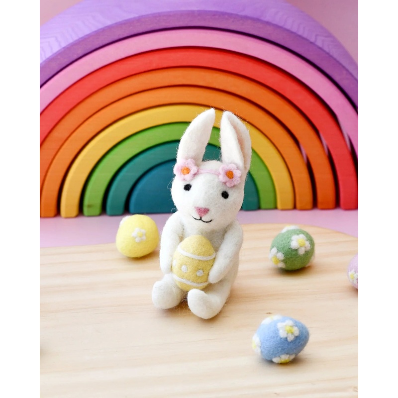 Sale Felt Rabbit with Easter Egg