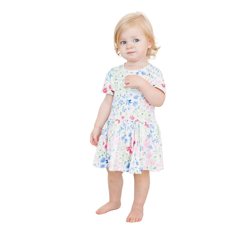 Sunshine Meadows S/s Twirl Bodysuit 0-3M
