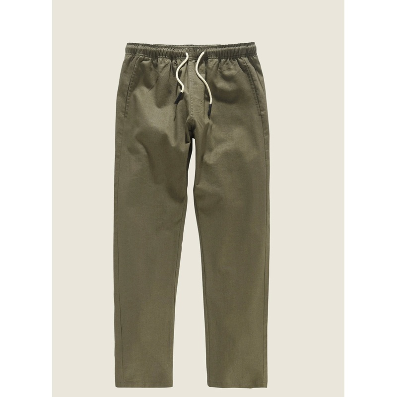 Oas Mens Linen Pants Beige Xs