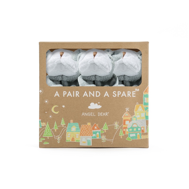 Pair And A Spare – Grey Bulldog 13″X13″