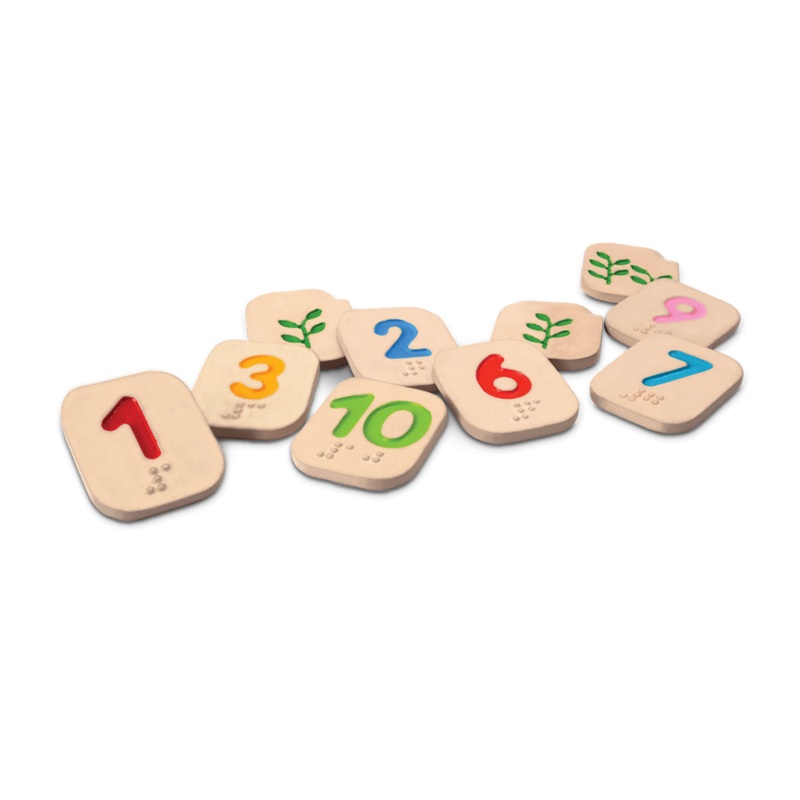 Plan Toys Braille Numbers 1-10