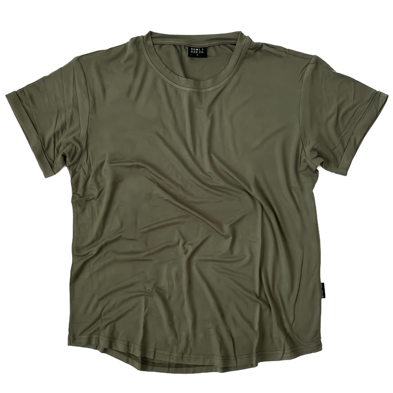 Adult – Bamboo Basic Tee – Pine S