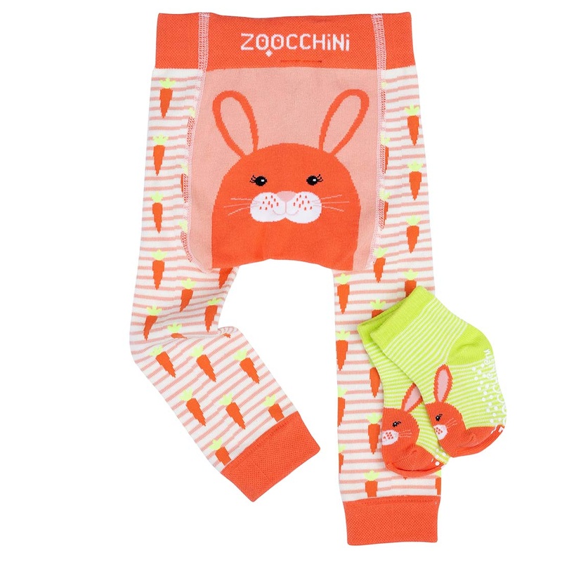 Baby/toddler Crawler Leggings & Socks Set – Bella The Bunny 6-12m