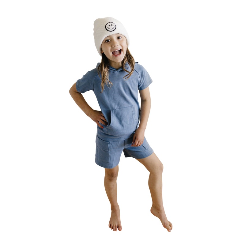 Cargo Shorts Set | Blue 0-3M