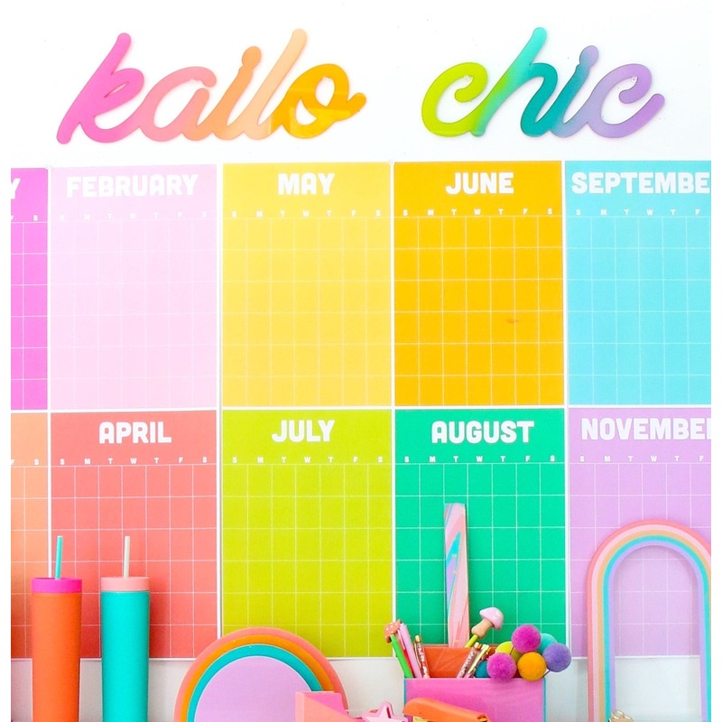 Custom Gradient Acrylic Sign Pink/peach gradient