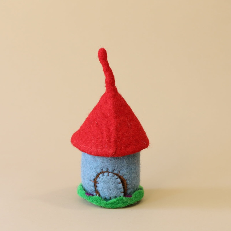 Tiny Felt Castle Home