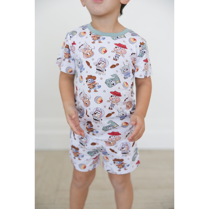 Toy Box Tails – Pocket Short Set 6-12M