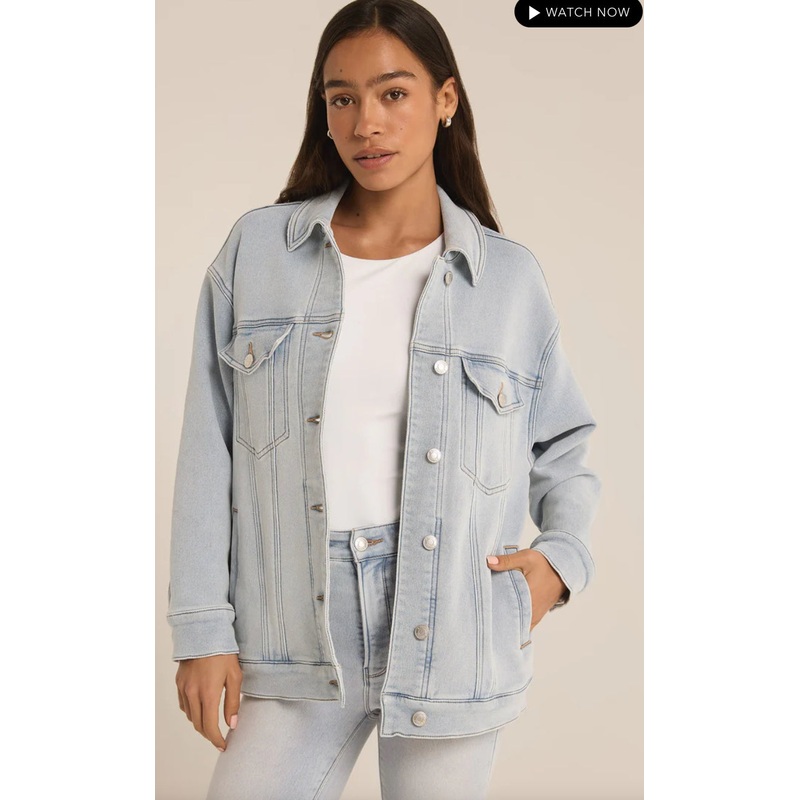 Z Supply Mikes Denim Jacket Xs