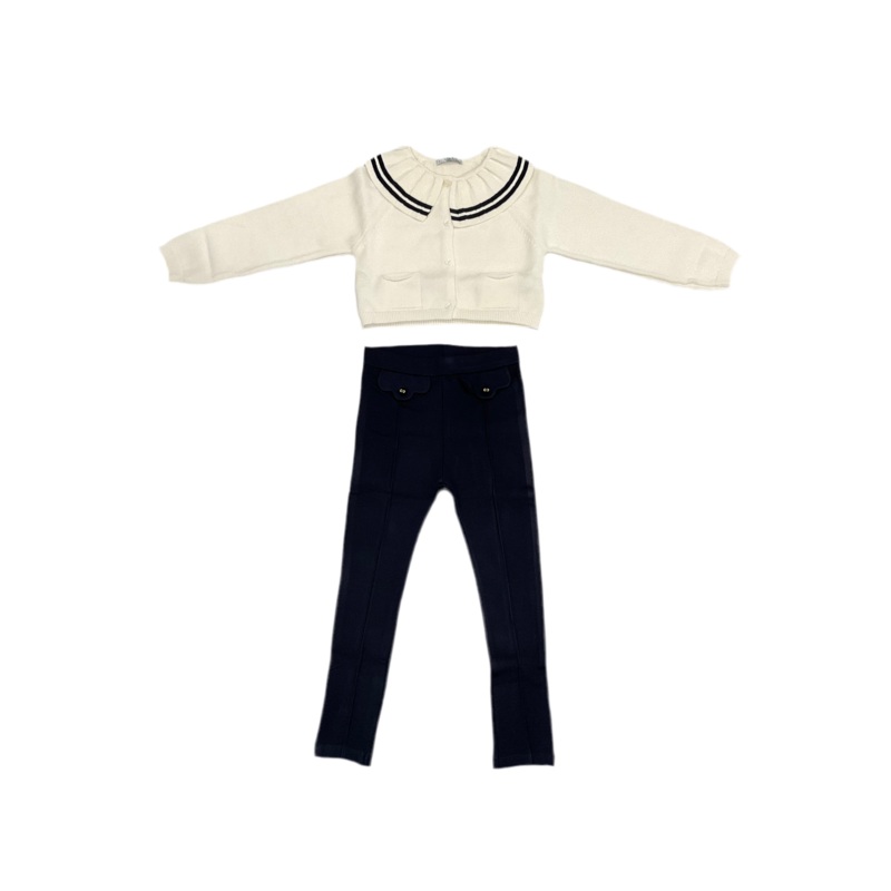 Dr Kid Sweater Knit Cardigan And Leggings Set 24m