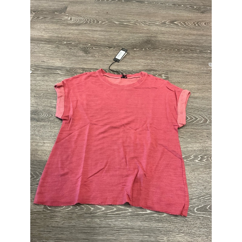 Monrow Red Heather Short Sleeve Tee Red Heather Xs