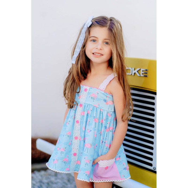 Pink Paradise Tunic Set 6m