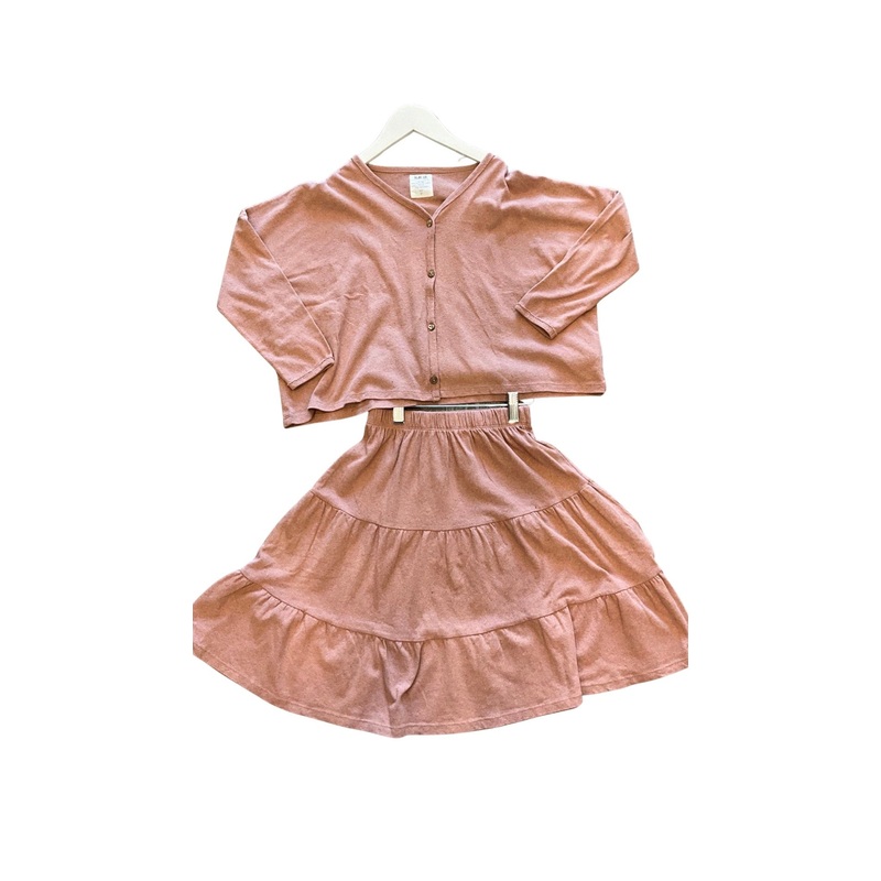 Play Up Jersey Skirt And Cardigan Set 6Y p4136