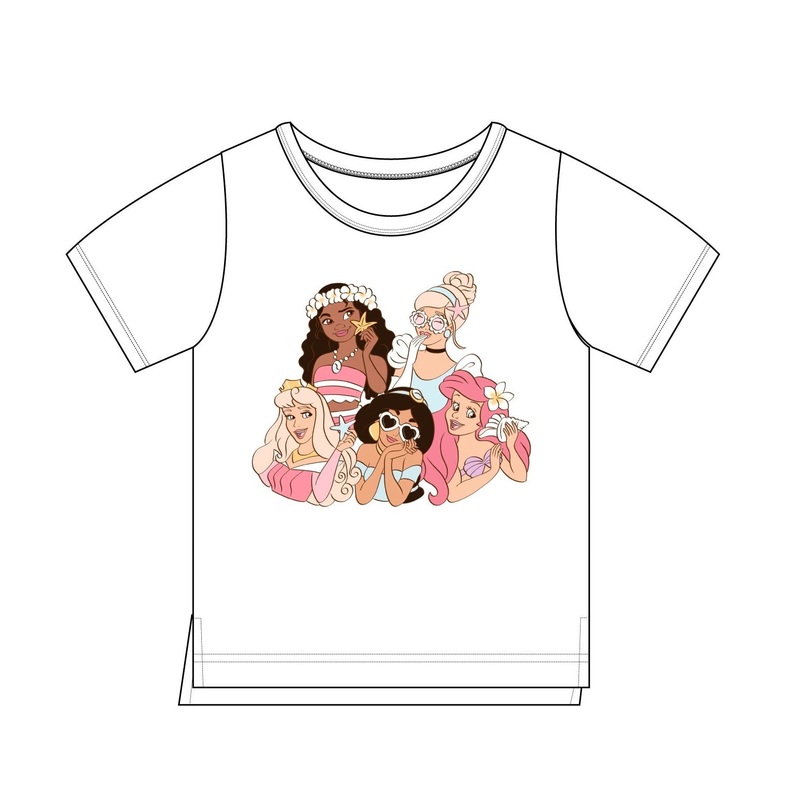 Princess Paradise – Bamboo Graphic Tee 6-12M