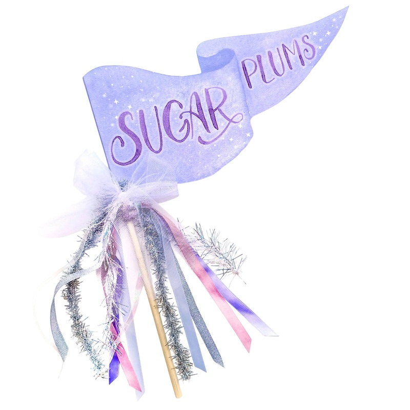 Sugar Plums Party Pennant