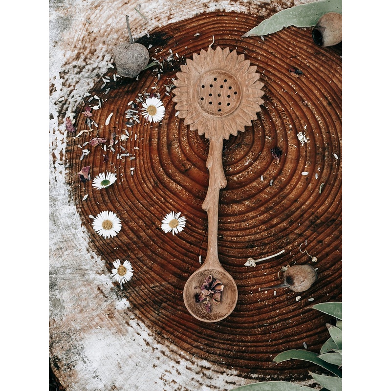 Wild Mountain Child Sunflower Duo Spoon