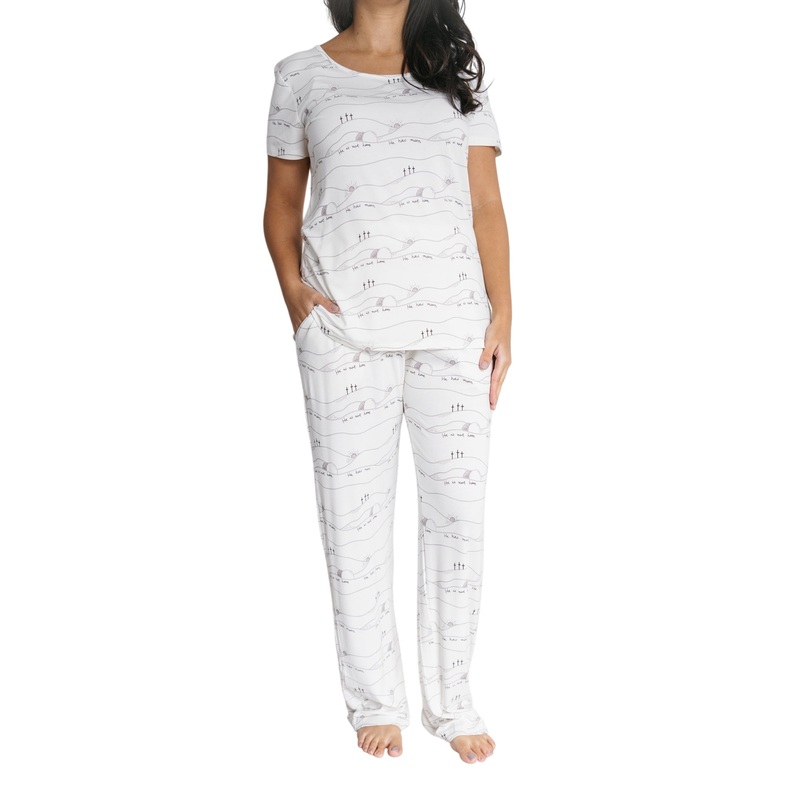 Early Sunday Morning Women’s Pj Set Bamboo Womens XS